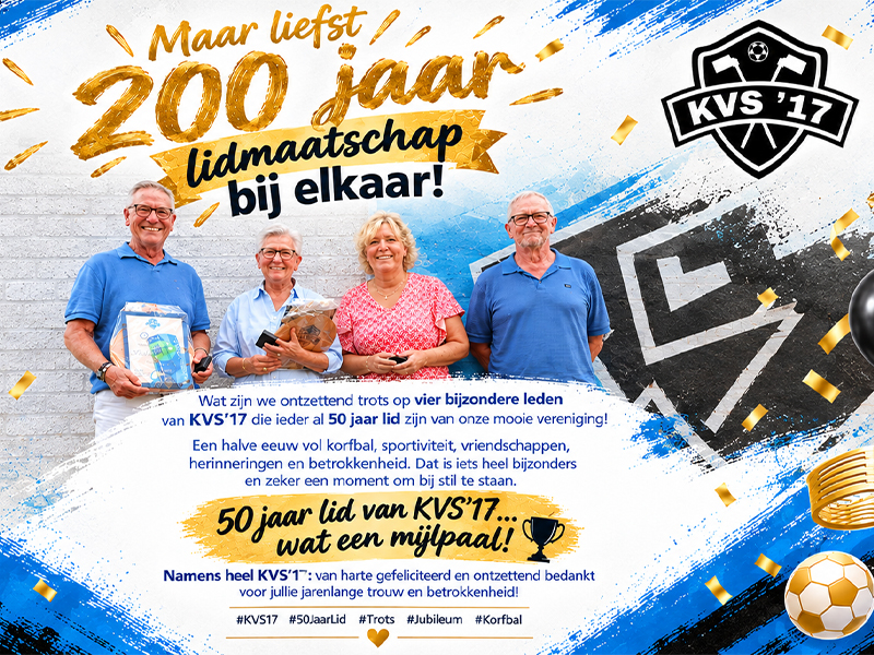 200 jaar lidmaatschap bij elkaar